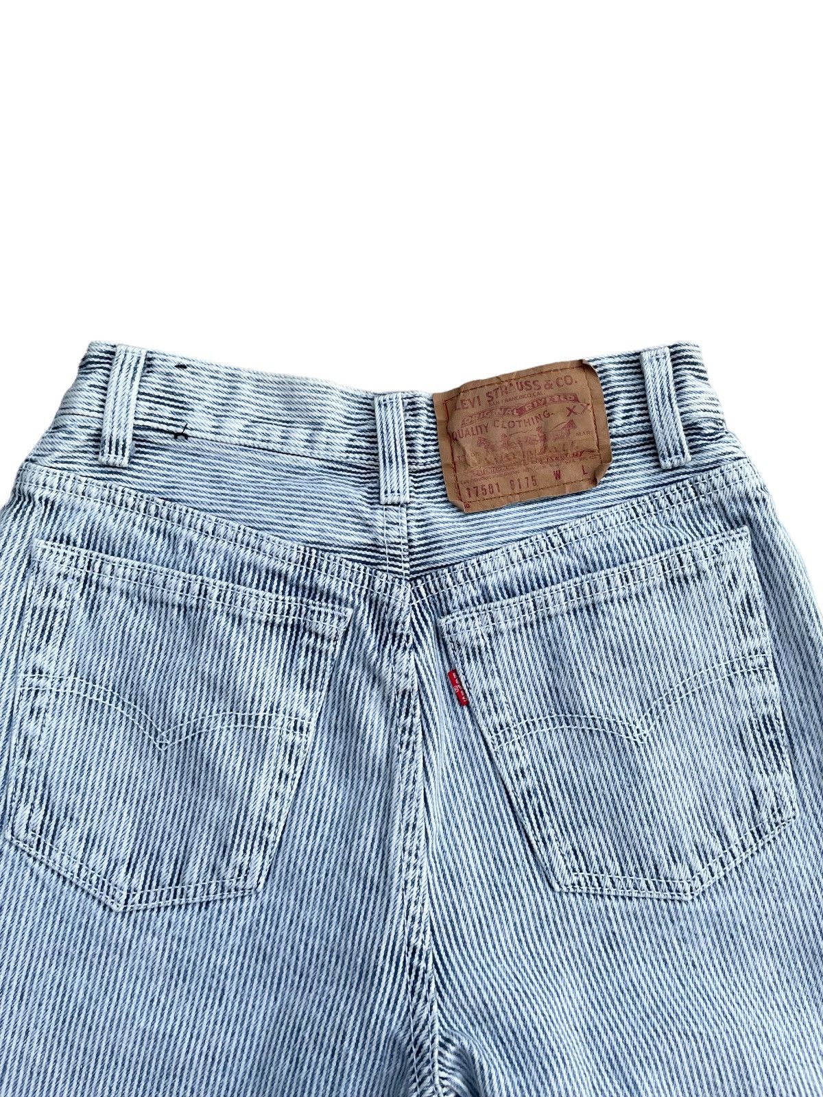 Levi's Vintage 1989 Levis 501 e Hickory Denim Size US 26 / EU 42 - 9 Thumbnail