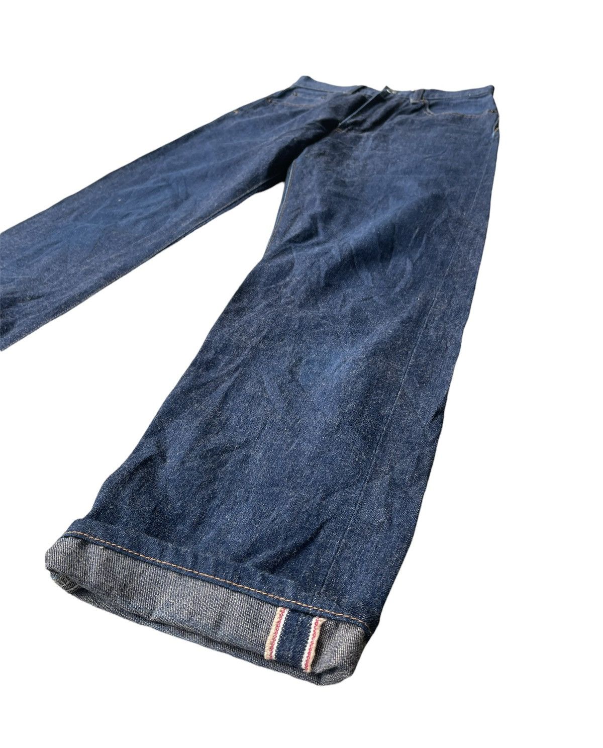 Japanese Brand × Vintage Sweet CAMEL Vintage Redline Selvedge Denim Size US 27 - 3 Thumbnail