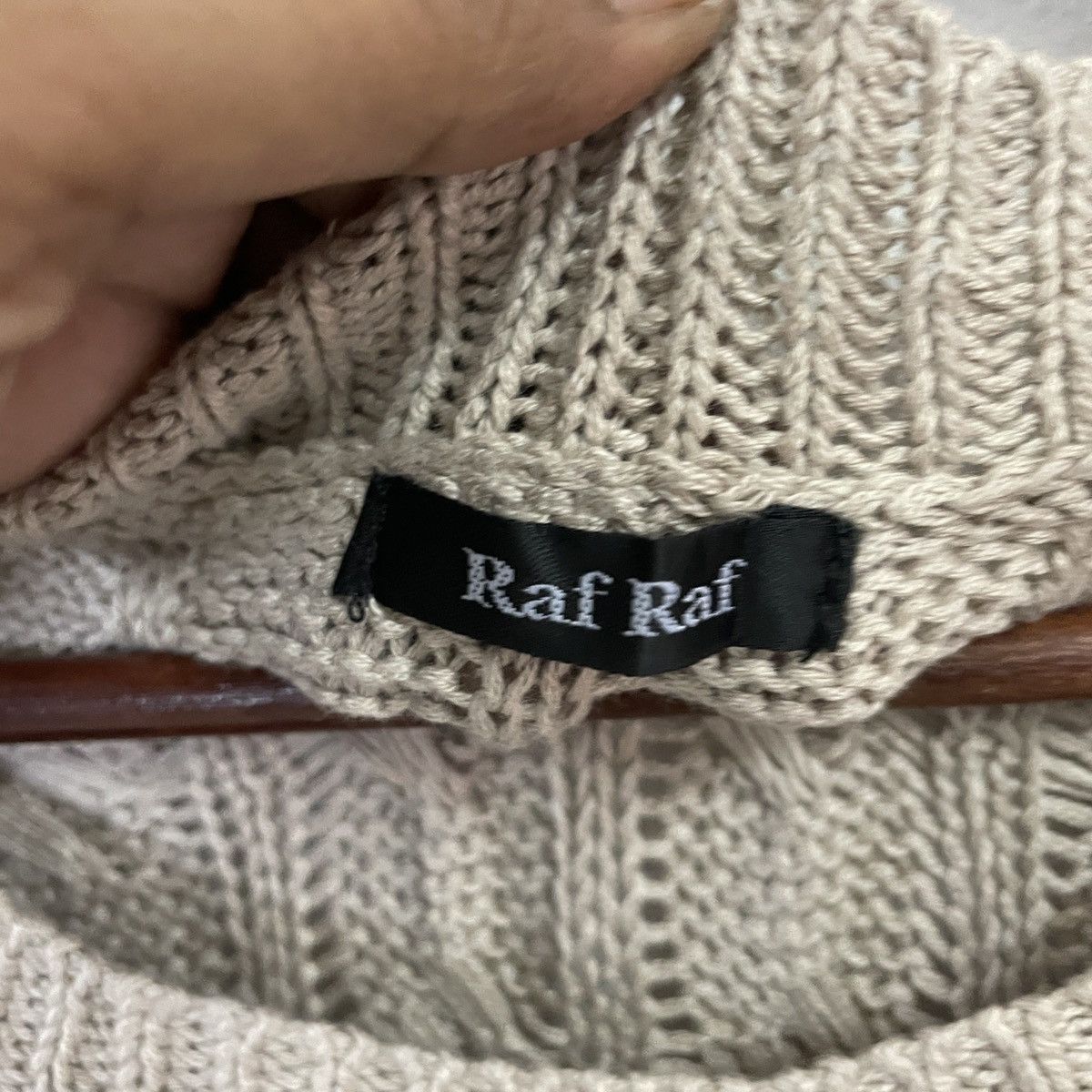 Aran Isles Knitwear Vintage Raf Raf Sleeveless Knitwear Size US M / EU 48-50 / 2 - 4 Thumbnail