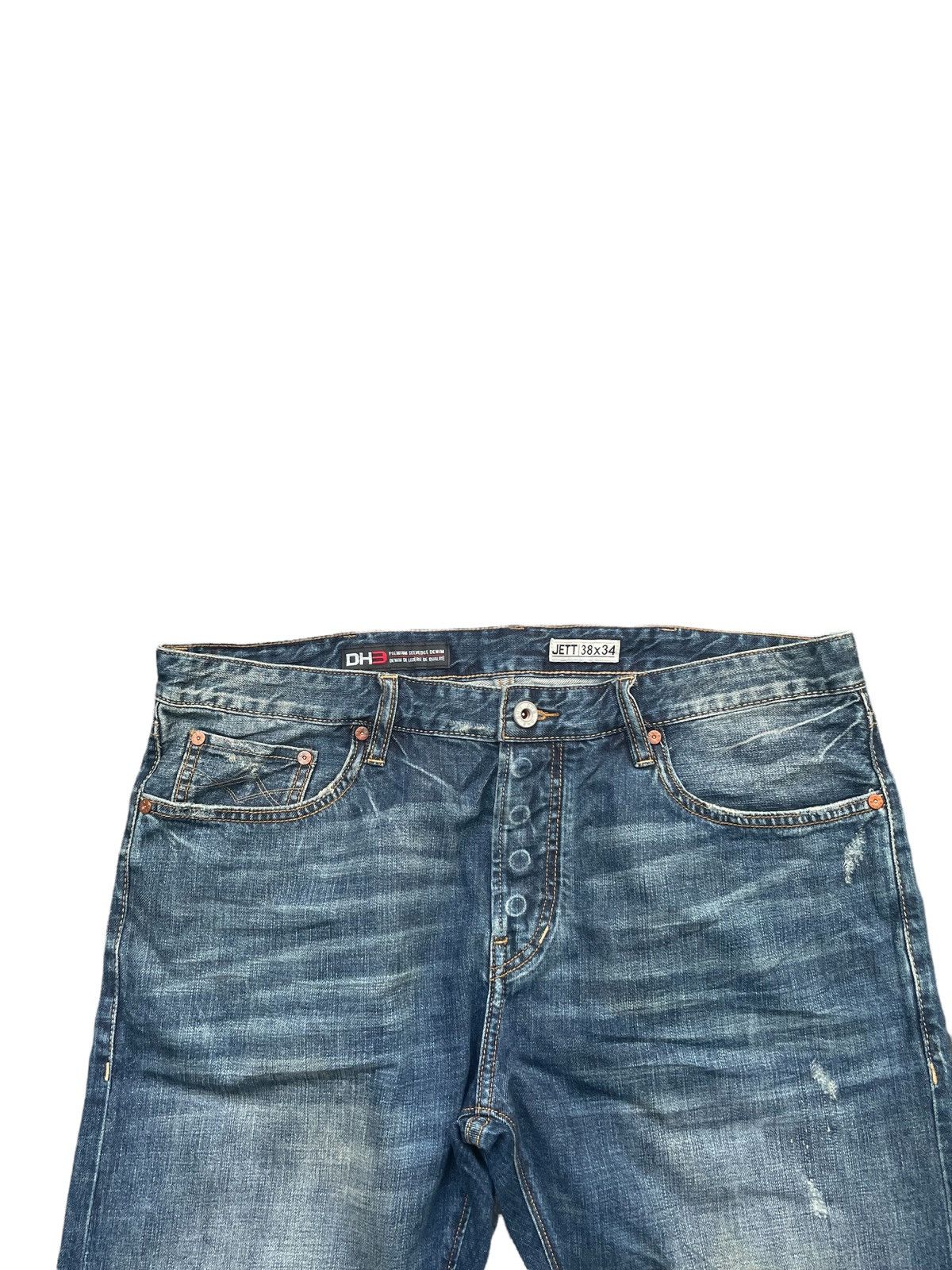 Japanese Brand DH3 Selvedge Denim Size US 40 / EU 56 - 8 Thumbnail