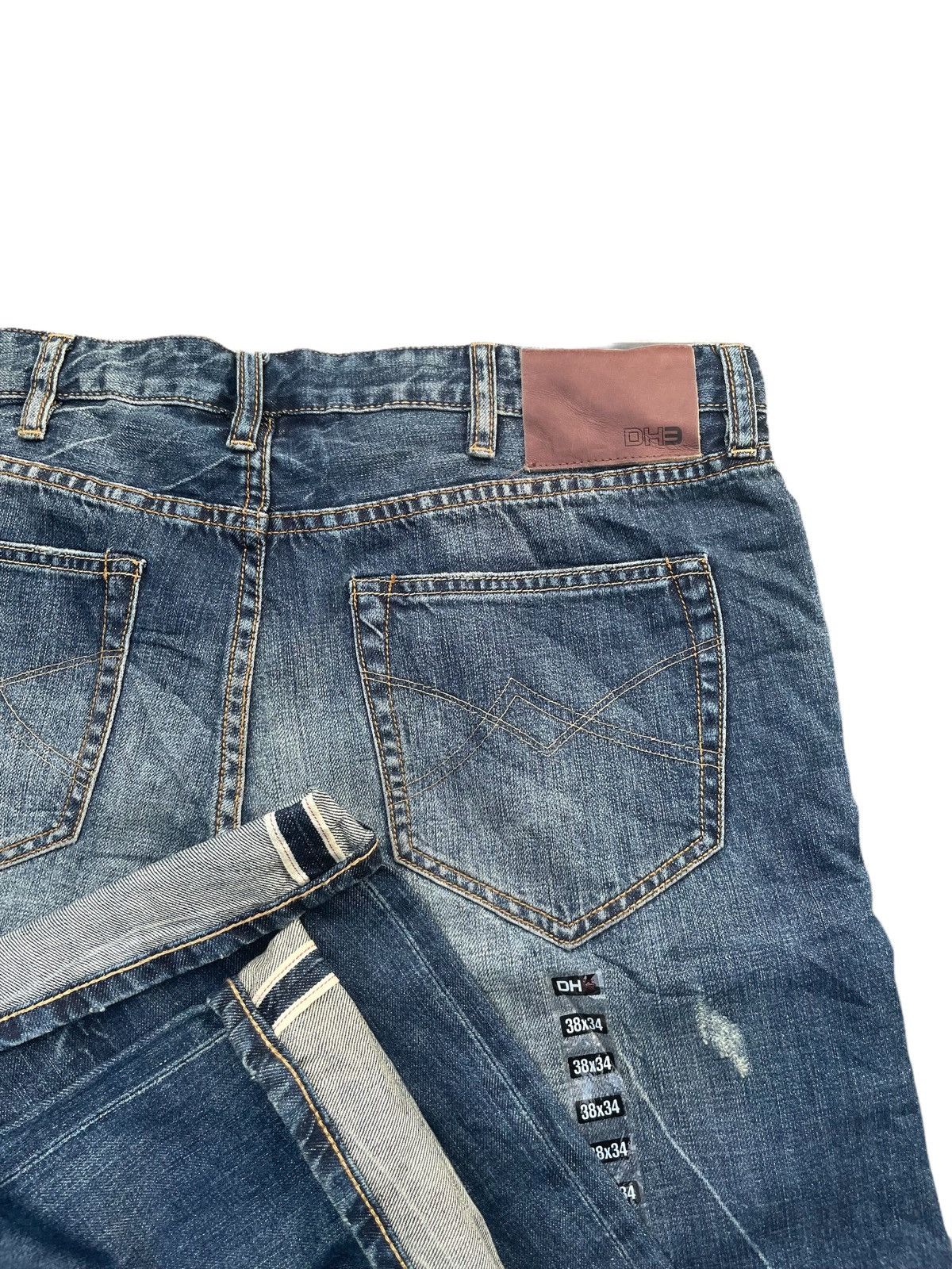 Japanese Brand DH3 Selvedge Denim Size US 40 / EU 56 - 17 Thumbnail