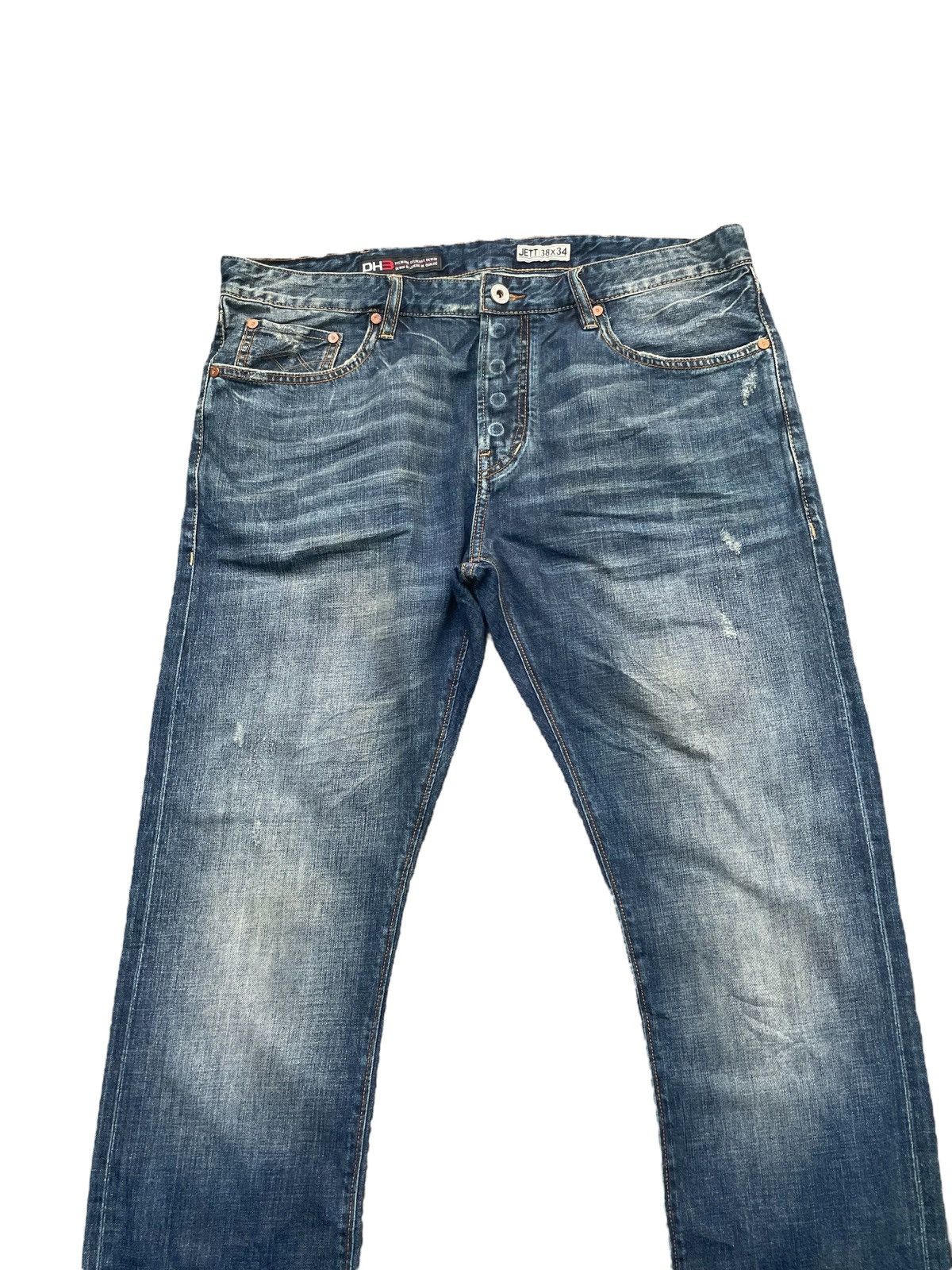 Japanese Brand DH3 Selvedge Denim Size US 40 / EU 56 - 5 Thumbnail
