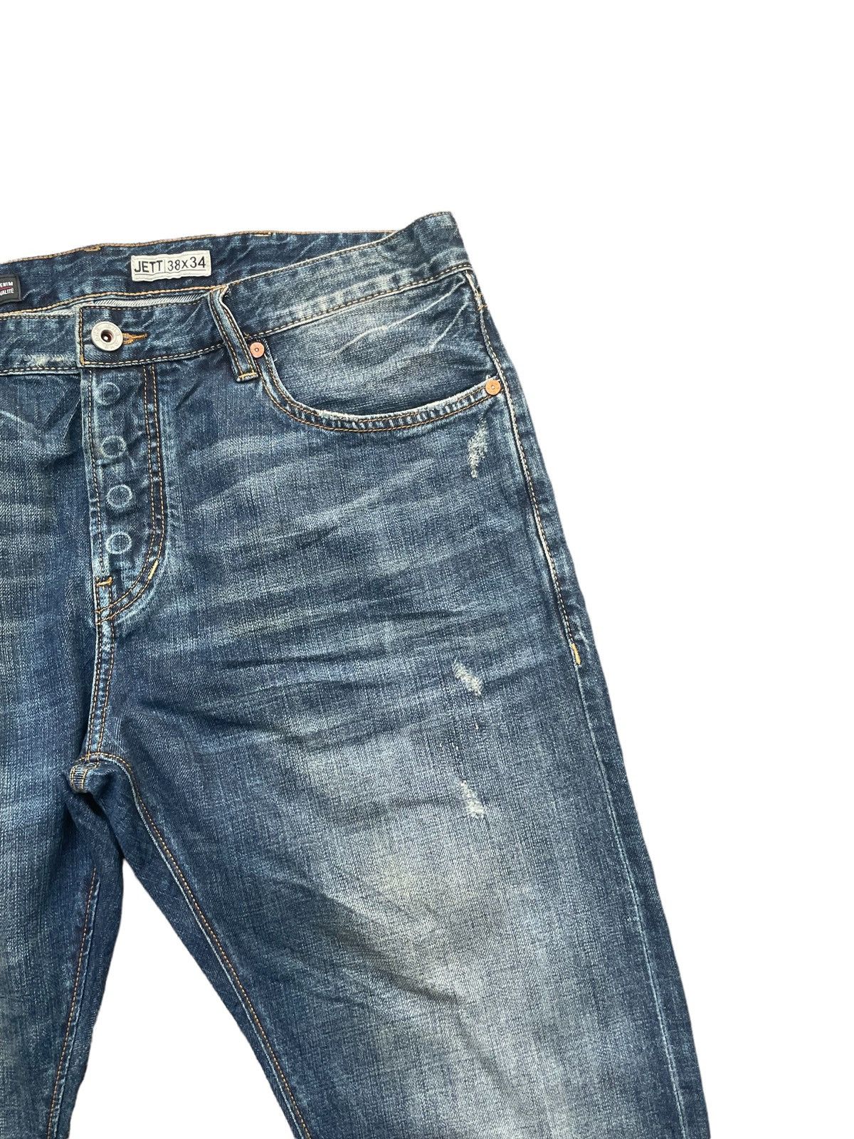 Japanese Brand DH3 Selvedge Denim Size US 40 / EU 56 - 6 Thumbnail