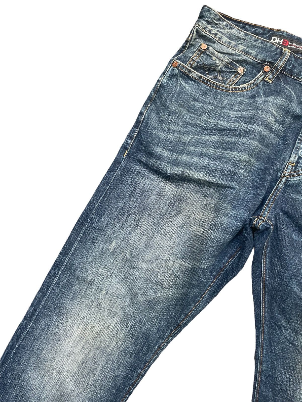 Japanese Brand DH3 Selvedge Denim Size US 40 / EU 56 - 7 Thumbnail