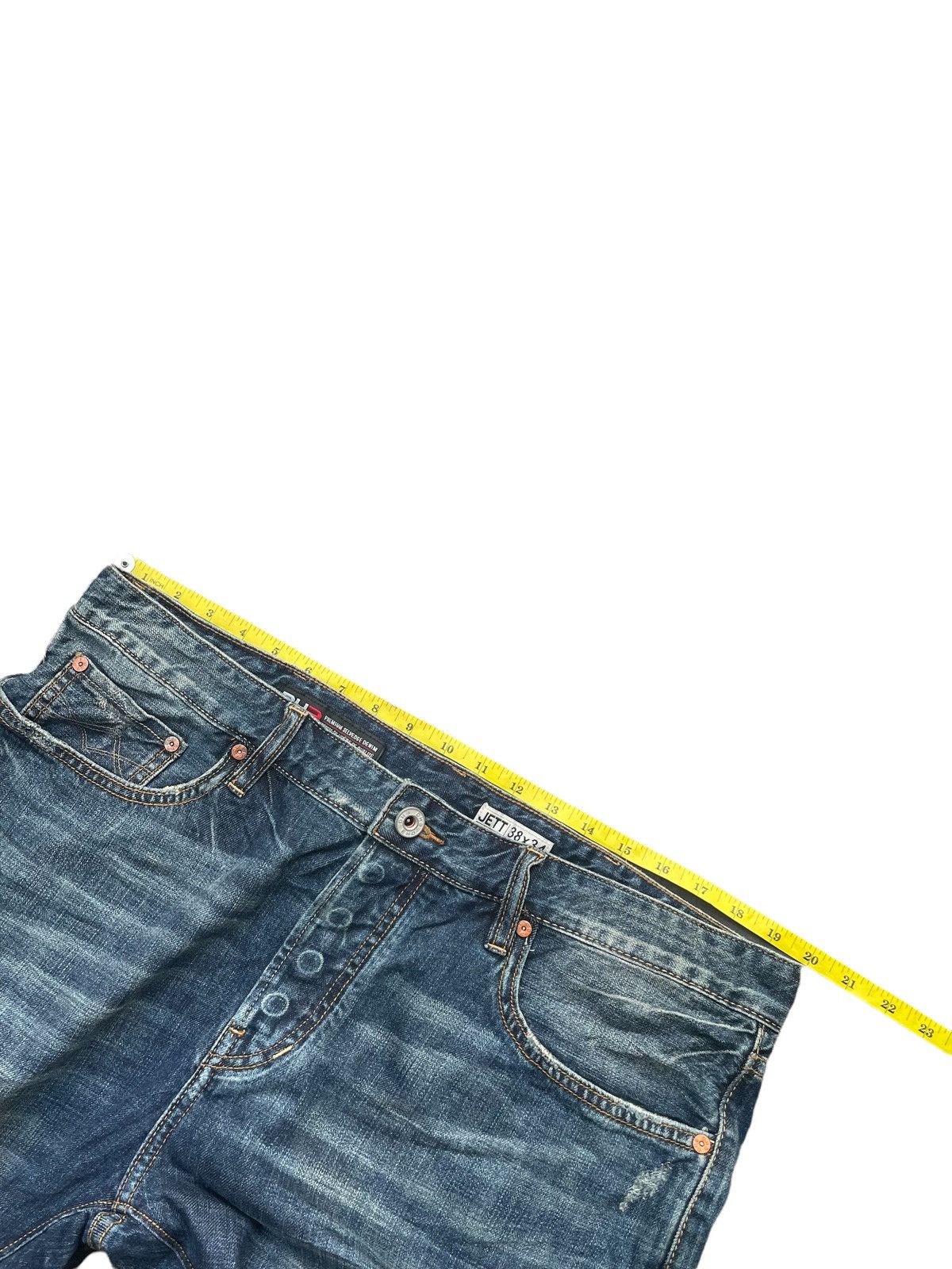 Japanese Brand DH3 Selvedge Denim Size US 40 / EU 56 - 2 Thumbnail