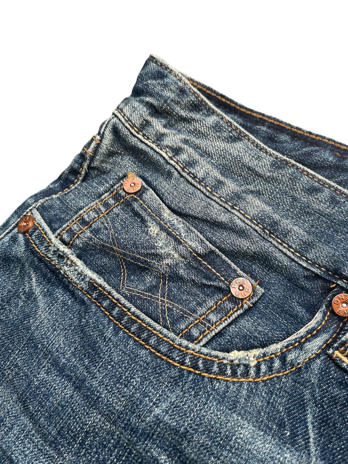 Japanese Brand DH3 Selvedge Denim Size US 40 / EU 56 - 10 Thumbnail