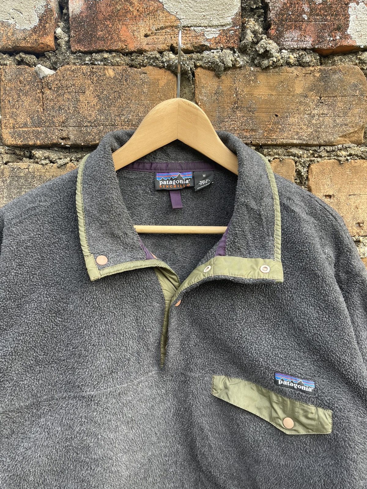 Patagonia VINTAGE PATAGONIA SYNCHILLA MADE USA FLEECE JACKET Size US M / EU 48-50 / 2 - 3 Thumbnail