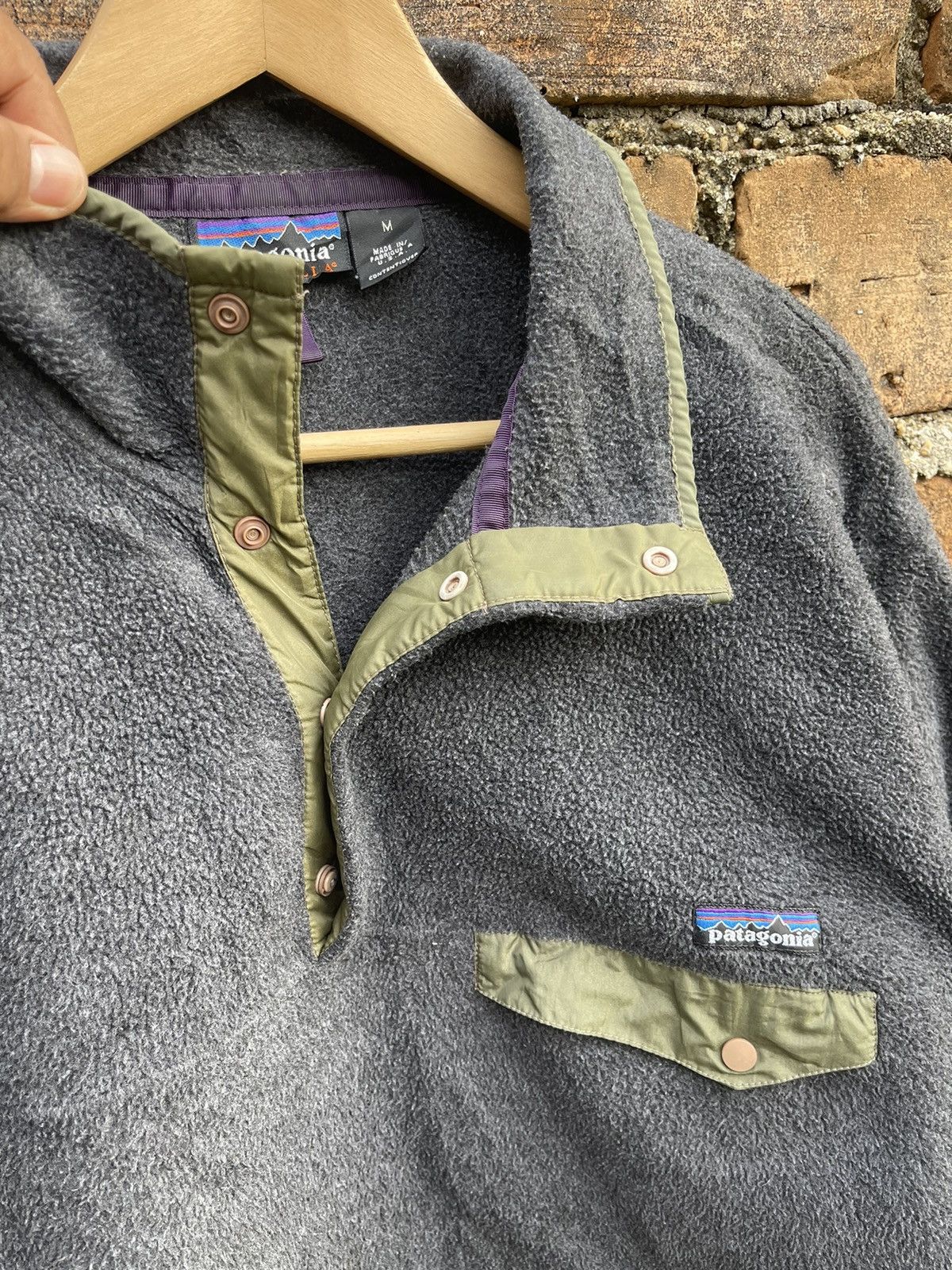 Patagonia VINTAGE PATAGONIA SYNCHILLA MADE USA FLEECE JACKET Size US M / EU 48-50 / 2 - 7 Thumbnail