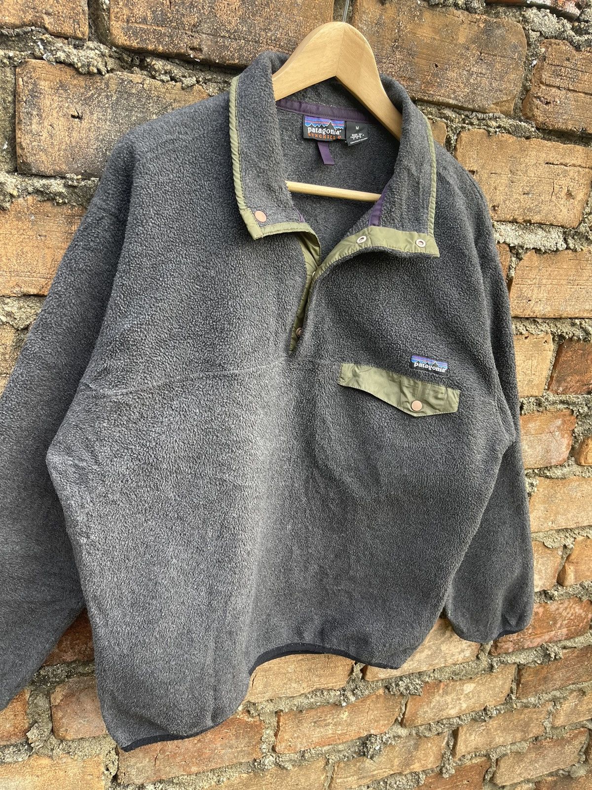 Patagonia VINTAGE PATAGONIA SYNCHILLA MADE USA FLEECE JACKET Size US M / EU 48-50 / 2 - 2 Thumbnail