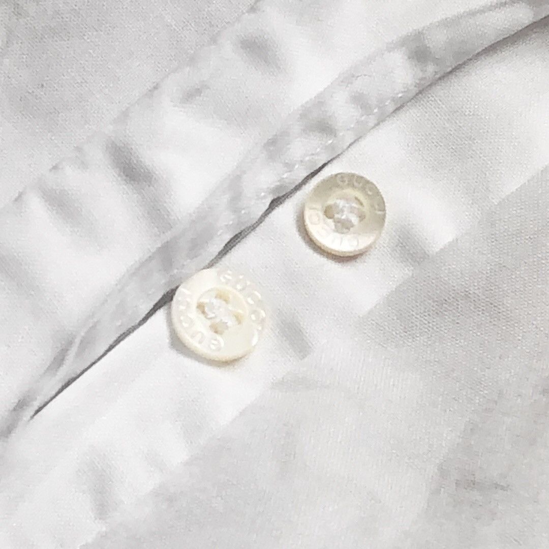 Gucci 🔵cufflinks tuxedo white shirt Size US M / EU 48-50 / 2 - 4 Thumbnail
