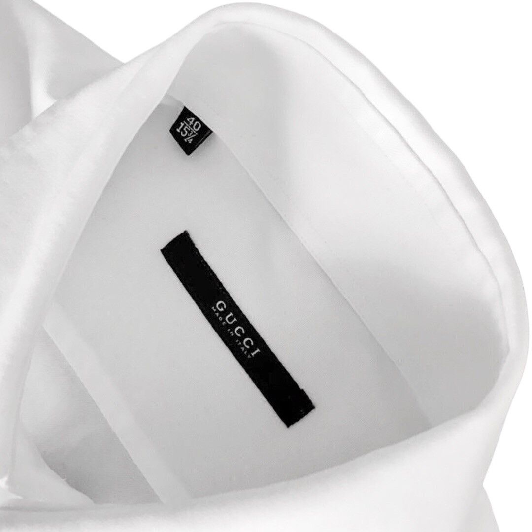 Gucci 🔵cufflinks tuxedo white shirt Size US M / EU 48-50 / 2 - 2 Thumbnail