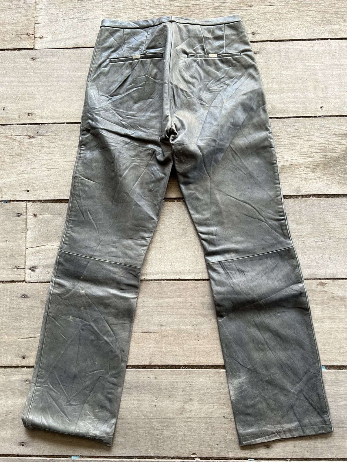 Carol Christian Poell 🔥SCARTISH CAROL CHRISTIAN POELL FALL 00-01 LEATHER TROUSER Size US 28 / EU 44 - 23 Thumbnail