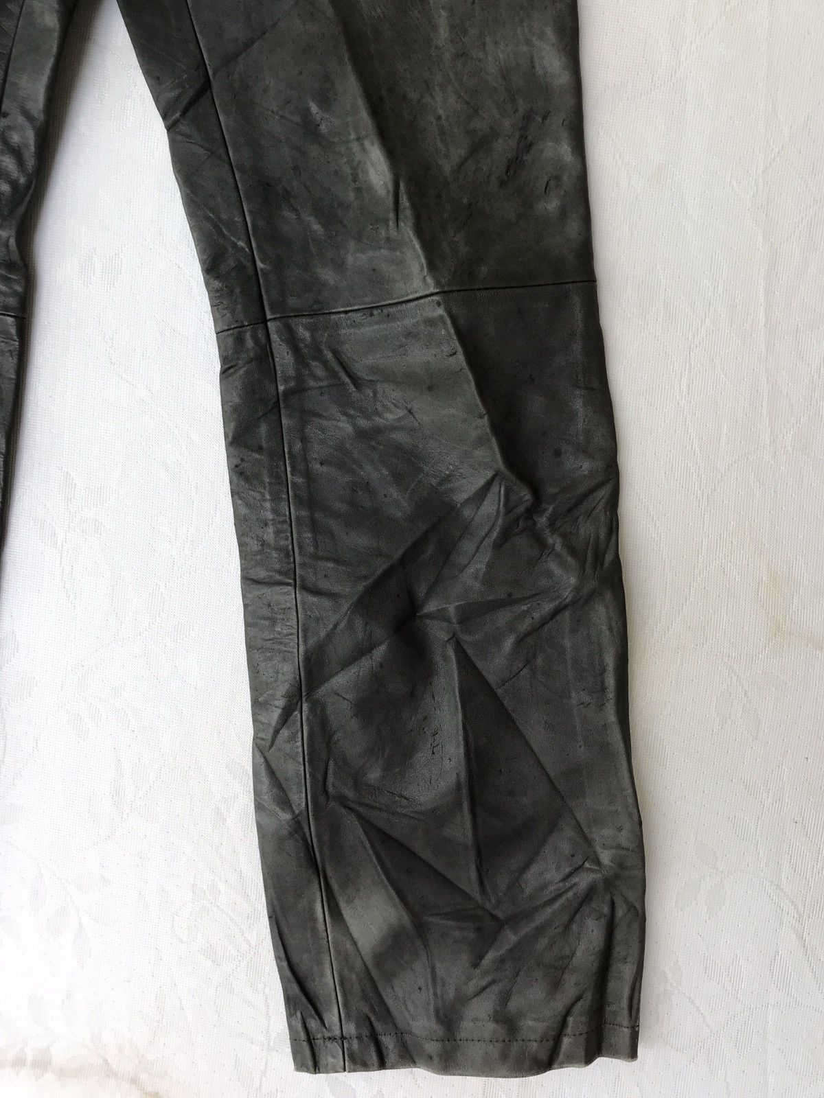 Carol Christian Poell 🔥SCARTISH CAROL CHRISTIAN POELL FALL 00-01 LEATHER TROUSER Size US 28 / EU 44 - 15 Thumbnail