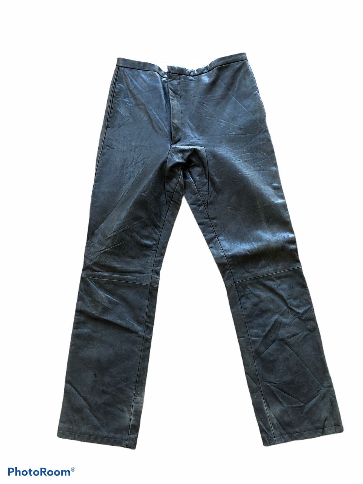 Carol Christian Poell 🔥SCARTISH CAROL CHRISTIAN POELL FALL 00-01 LEATHER TROUSER Size US 28 / EU 44 - 8 Thumbnail