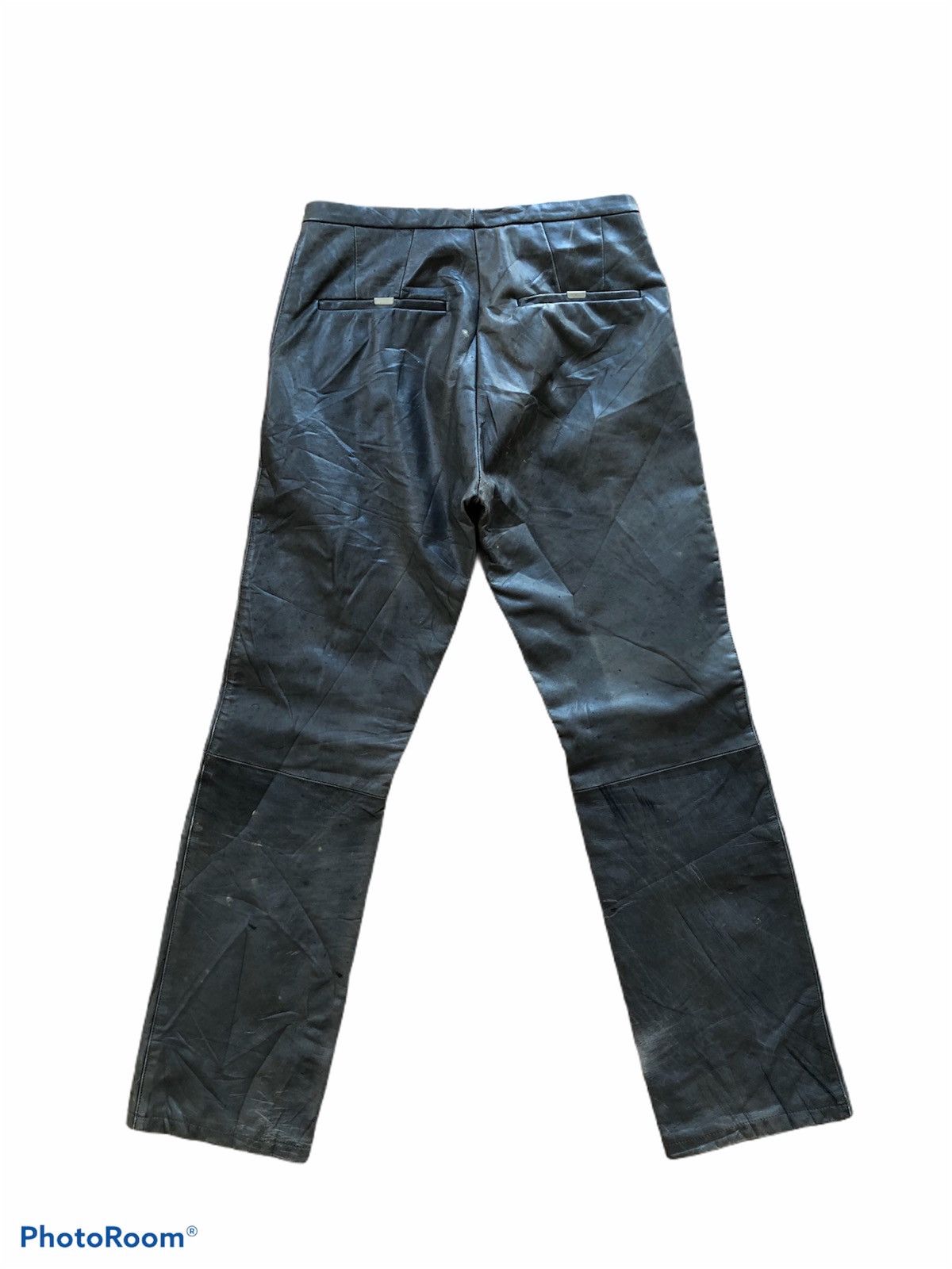 Carol Christian Poell 🔥SCARTISH CAROL CHRISTIAN POELL FALL 00-01 LEATHER TROUSER Size US 28 / EU 44 - 9 Thumbnail