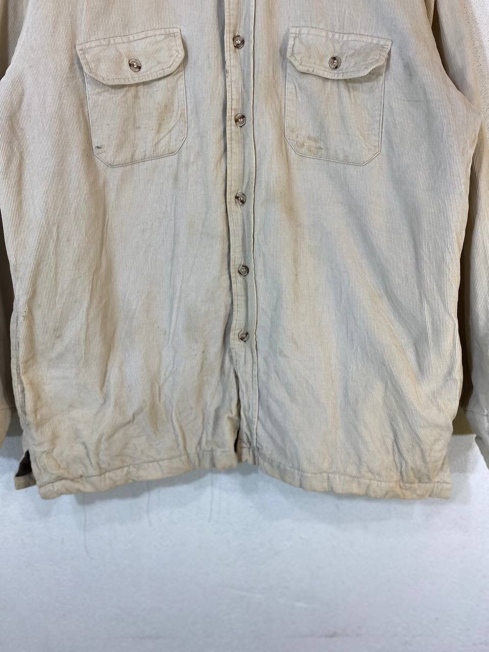 Arrow Arrow White Velvet Jacket Quilted Lining Nice Design Size US L / EU 52-54 / 3 - 6 Thumbnail
