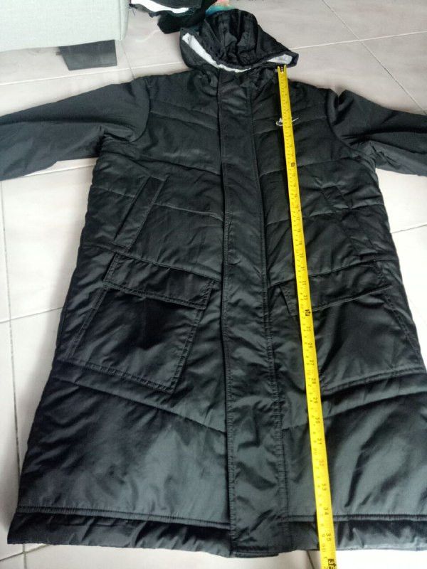 Nike × Vintage Nike Big Logo Long Puffer Long Jackets Size M Size US M / EU 48-50 / 2 - 12 Thumbnail