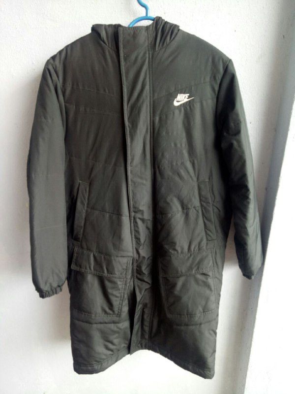 Nike × Vintage Nike Big Logo Long Puffer Long Jackets Size M Size US M / EU 48-50 / 2 - 3 Thumbnail