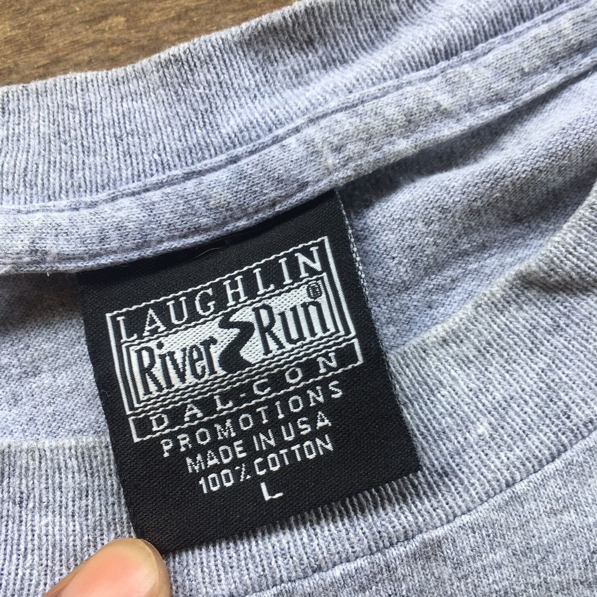 Vintage Thrashed Vintage Y2K River Run Skull Biker ERD GRUNGE GRAIL Size US L / EU 52-54 / 3 - 5 Thumbnail