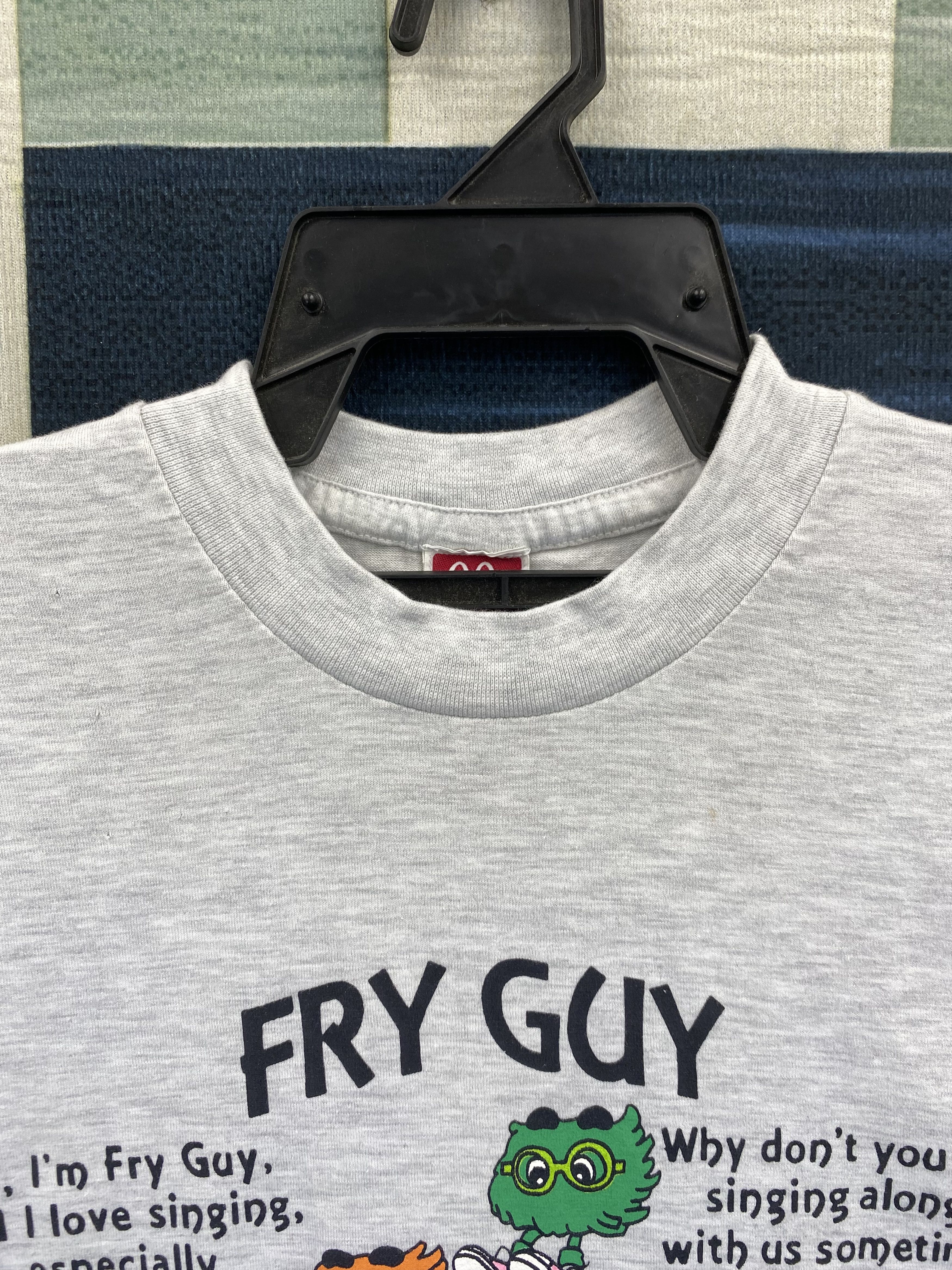 Vintage Vintage 90's McDonald's Fry Guy T-Shirt Size US L / EU 52-54 / 3 - 4 Thumbnail