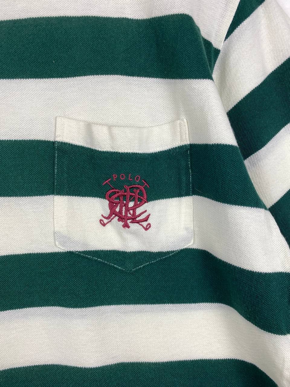 Polo Ralph Lauren Vintage Rare Polo Ralph Lauren Striped Tshirt Size US L / EU 52-54 / 3 - 3 Thumbnail