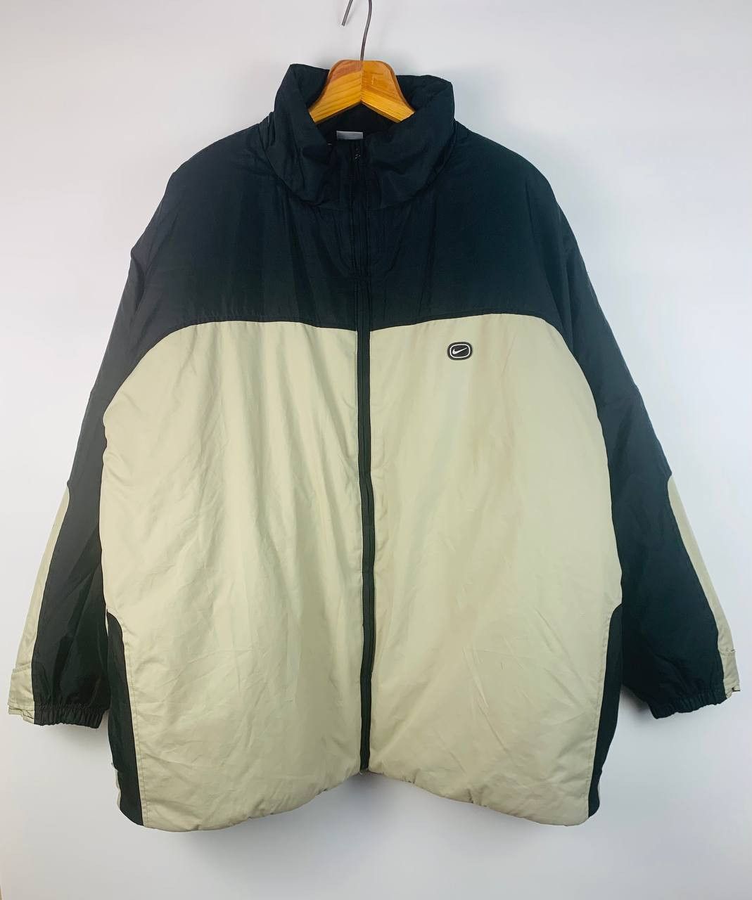 Nike down jacket fluff gray black XXL