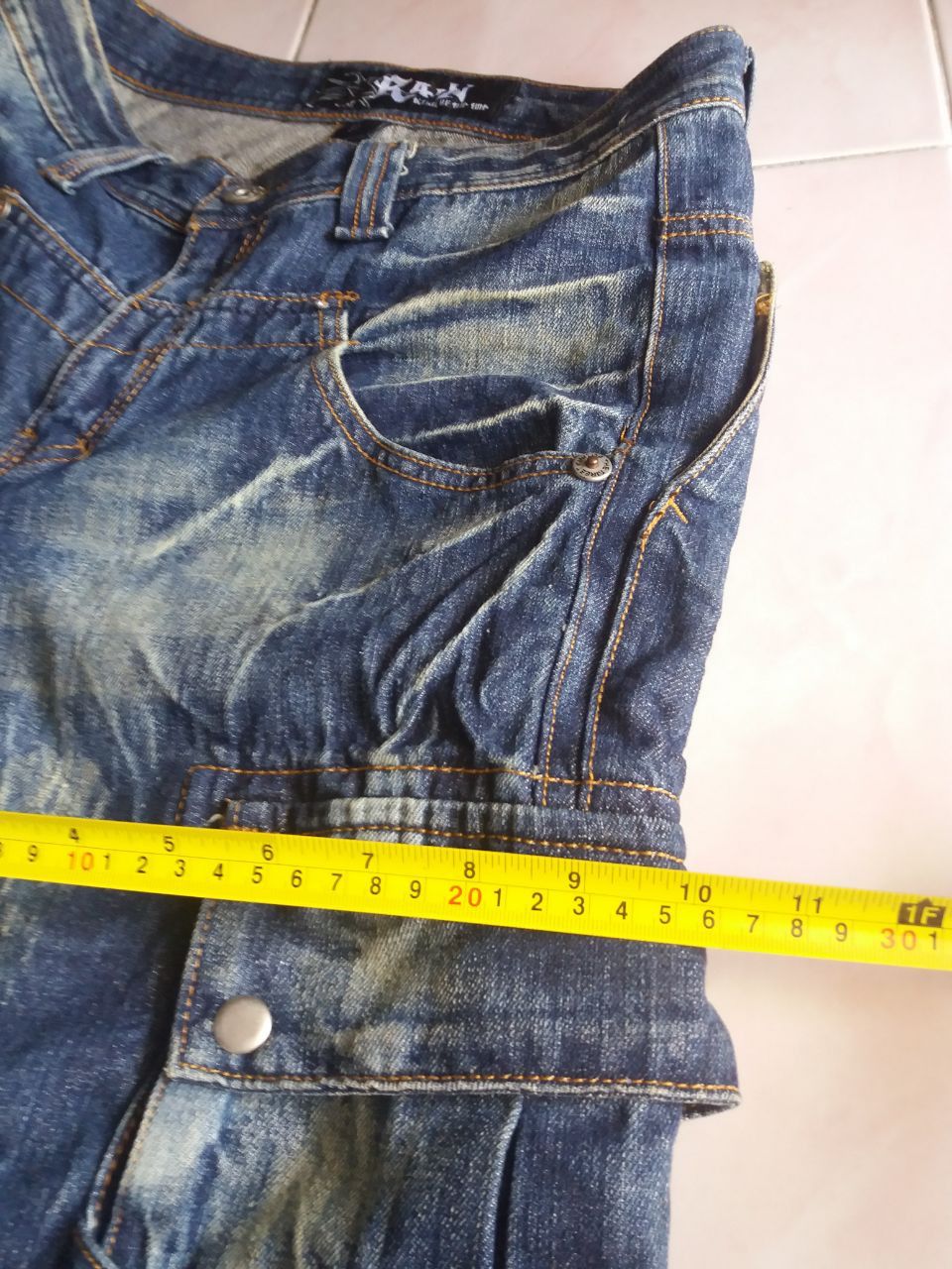 Japanese Brand Multi Pocket Rain King Of Hip Hop Jeans Cargo Pants Size US 32 / EU 48 - 11 Thumbnail