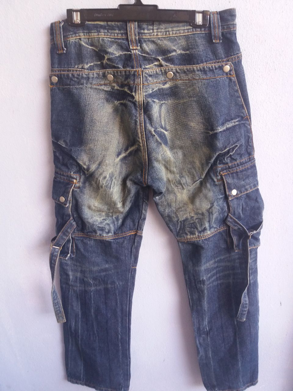 Japanese Brand Multi Pocket Rain King Of Hip Hop Jeans Cargo Pants Size US 32 / EU 48 - 2 Thumbnail
