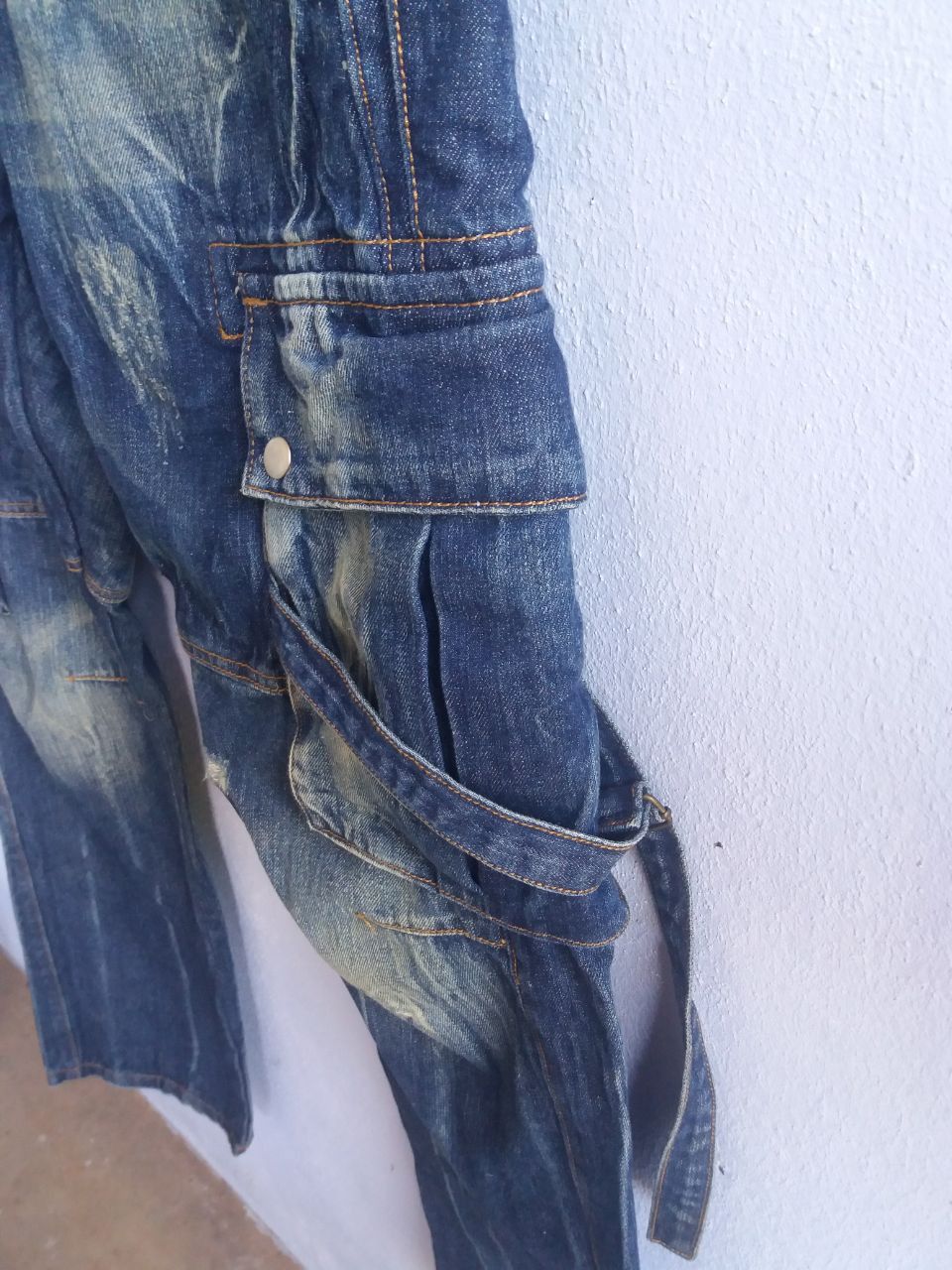 Japanese Brand Multi Pocket Rain King Of Hip Hop Jeans Cargo Pants Size US 32 / EU 48 - 7 Thumbnail