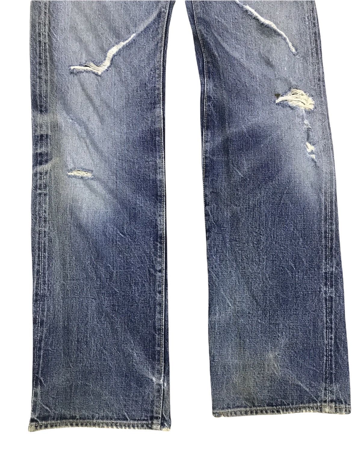 Denime × Japanese Brand Denime Selvedge Distressed Made In Japan Size 30x34 Size US 30 / EU 46 - 4 Thumbnail