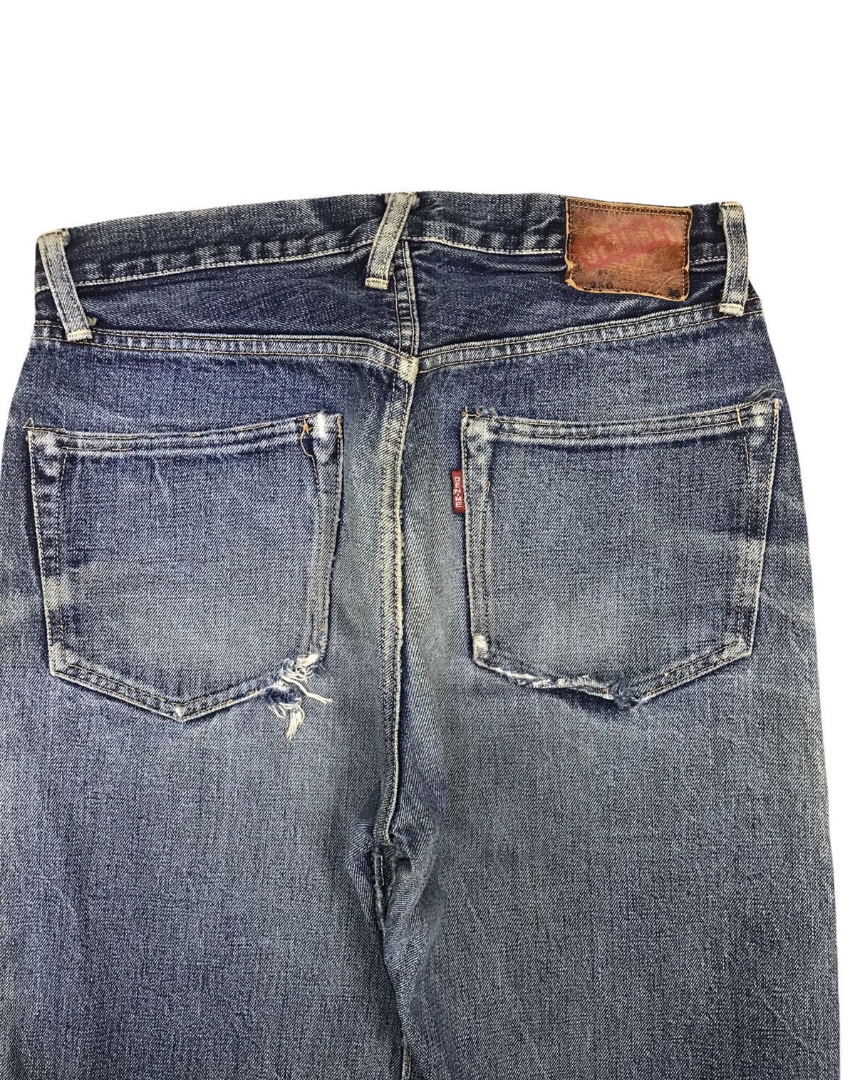 Denime × Japanese Brand Denime Selvedge Distressed Made In Japan Size 30x34 Size US 30 / EU 46 - 5 Thumbnail