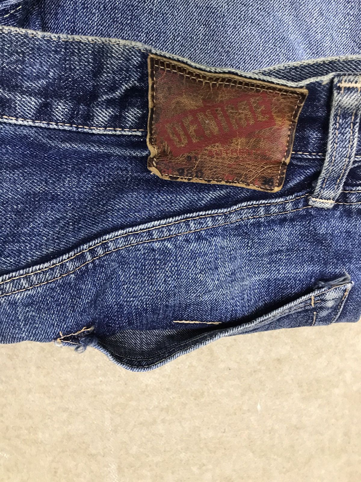 Denime × Japanese Brand Denime Selvedge Distressed Made In Japan Size 30x34 Size US 30 / EU 46 - 8 Thumbnail
