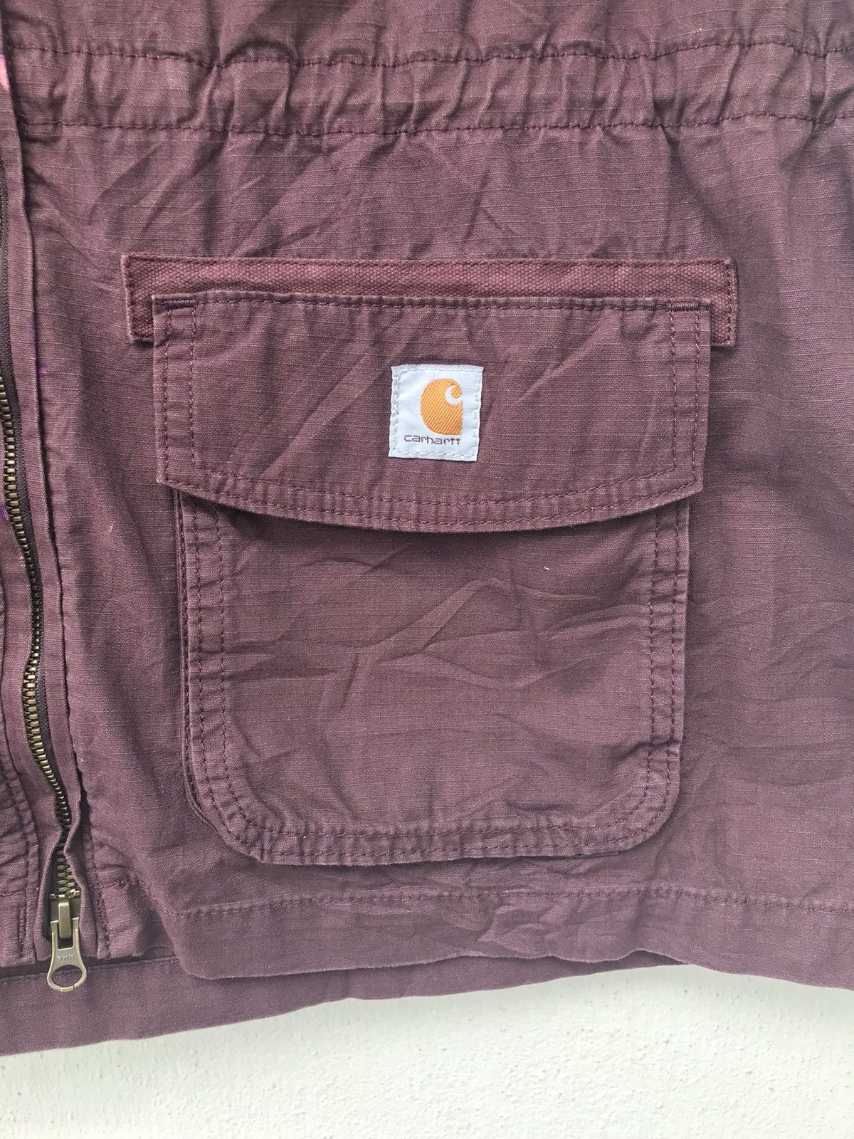 Carhartt × Carhartt Wip Purple Carhartt Vest Multi Pocket Work wear Size L Size US L / EU 52-54 / 3 - 7 Thumbnail