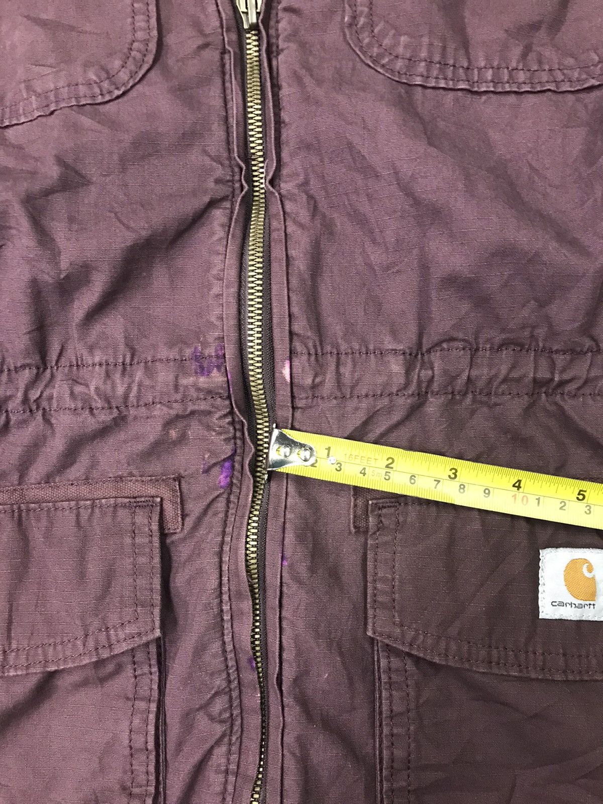 Carhartt × Carhartt Wip Purple Carhartt Vest Multi Pocket Work wear Size L Size US L / EU 52-54 / 3 - 4 Thumbnail