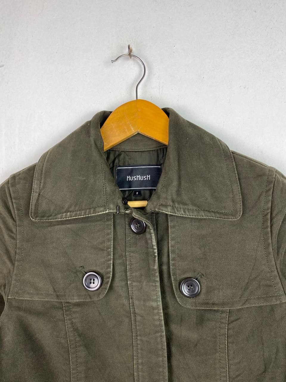 Japanese Brand hushush wool jacket quilted lining Size US S / EU 44-46 / 1 - 2 Thumbnail