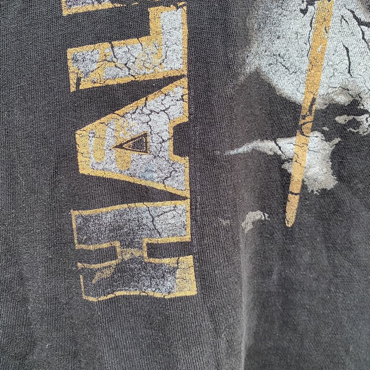 Vintage Thrashed Faded Halloween Horror Movie ERD GRUNGE VINTAGE TEE Size US L / EU 52-54 / 3 - 3 Thumbnail