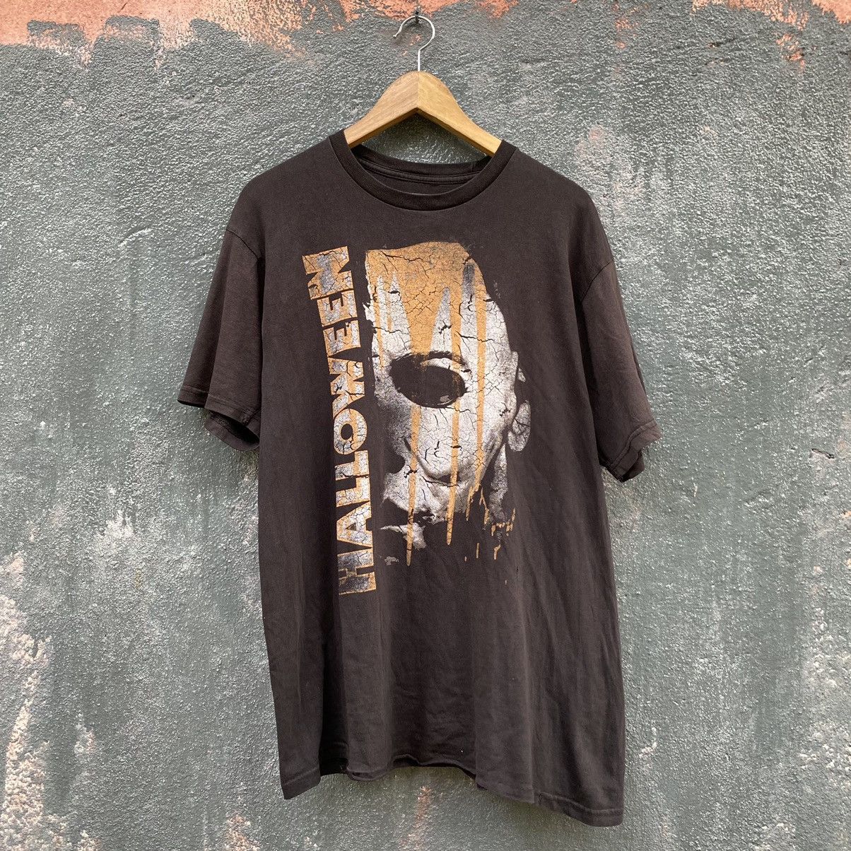 Vintage Thrashed Faded Halloween Horror Movie ERD GRUNGE VINTAGE TEE Size US L / EU 52-54 / 3 - 1 Thumbnail