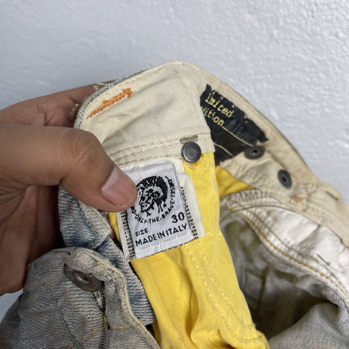 Diesel Vintage Diesel Distressed Denim Size US 31 - 6 Thumbnail