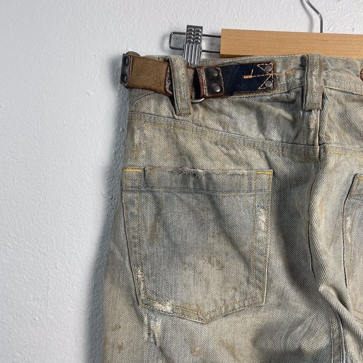 Diesel Vintage Diesel Distressed Denim Size US 31 - 10 Thumbnail