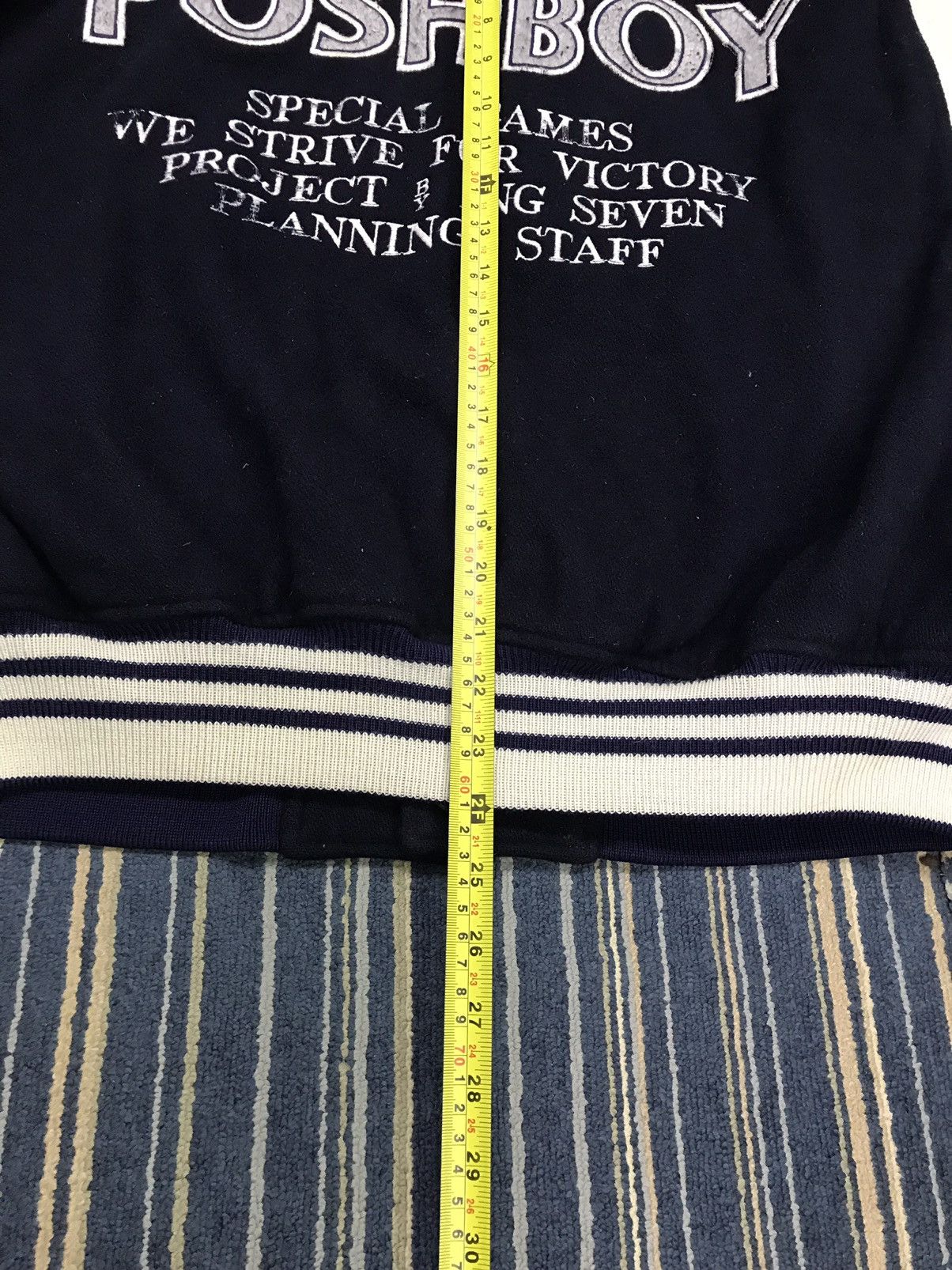 Vintage Vintage Poshboy Varsity Jacket Size XL Size US XL / EU 56 / 4 - 16 Thumbnail