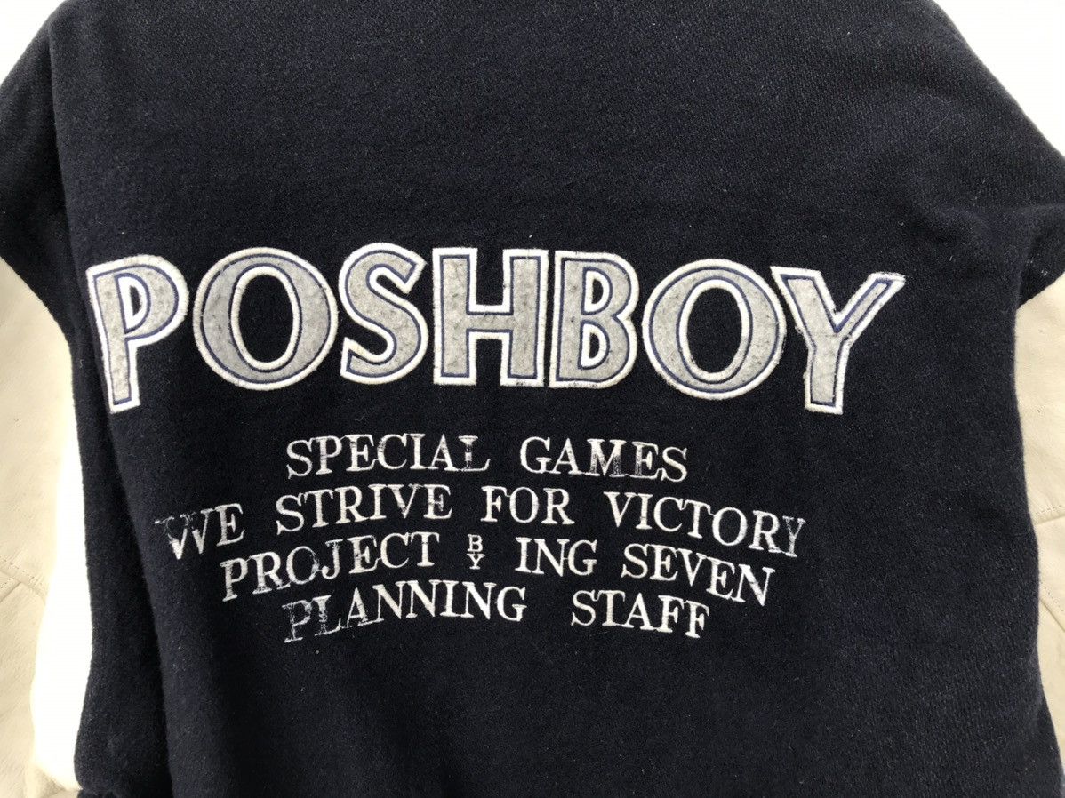 Vintage Vintage Poshboy Varsity Jacket Size XL Size US XL / EU 56 / 4 - 5 Thumbnail