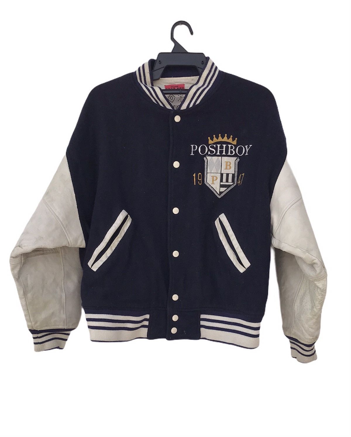 Vintage Vintage Poshboy Varsity Jacket Size XL Size US XL / EU 56 / 4 - 4 Thumbnail