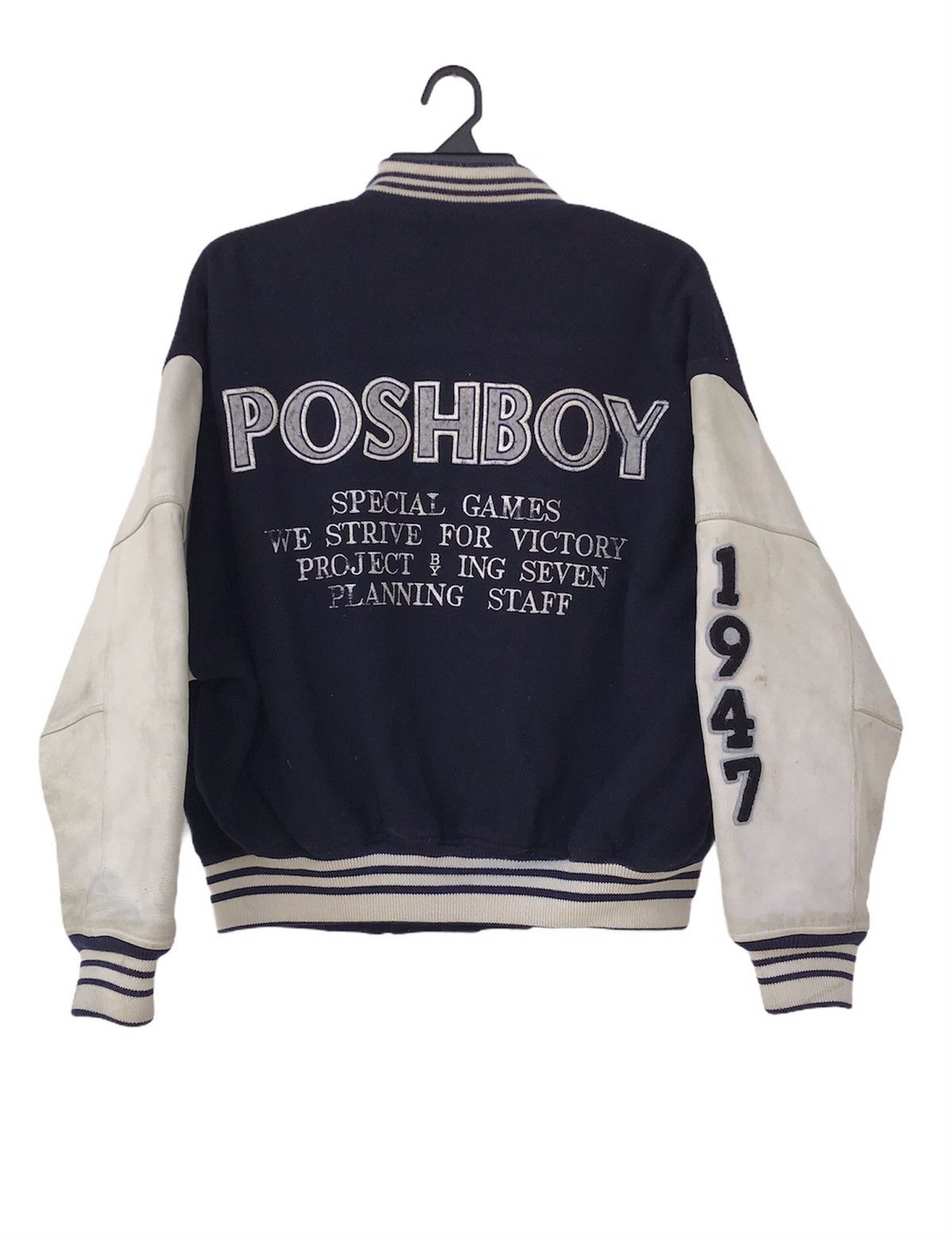 Vintage Vintage Poshboy Varsity Jacket Size XL | Grailed