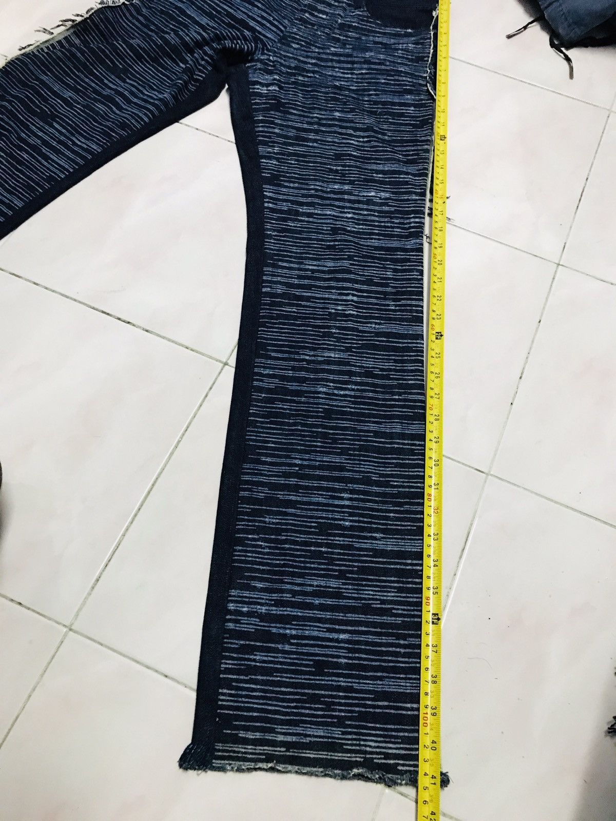 5351 POUR LES HOMMES × Japanese Brand 5351 Pour Les Hommes striped Denim Size 30" / US 8 / IT 44 - 11 Thumbnail