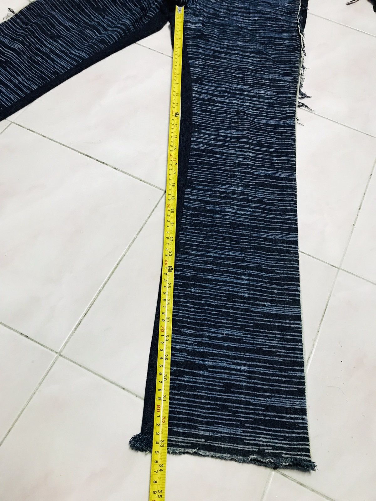 5351 POUR LES HOMMES × Japanese Brand 5351 Pour Les Hommes striped Denim Size 30" / US 8 / IT 44 - 12 Thumbnail