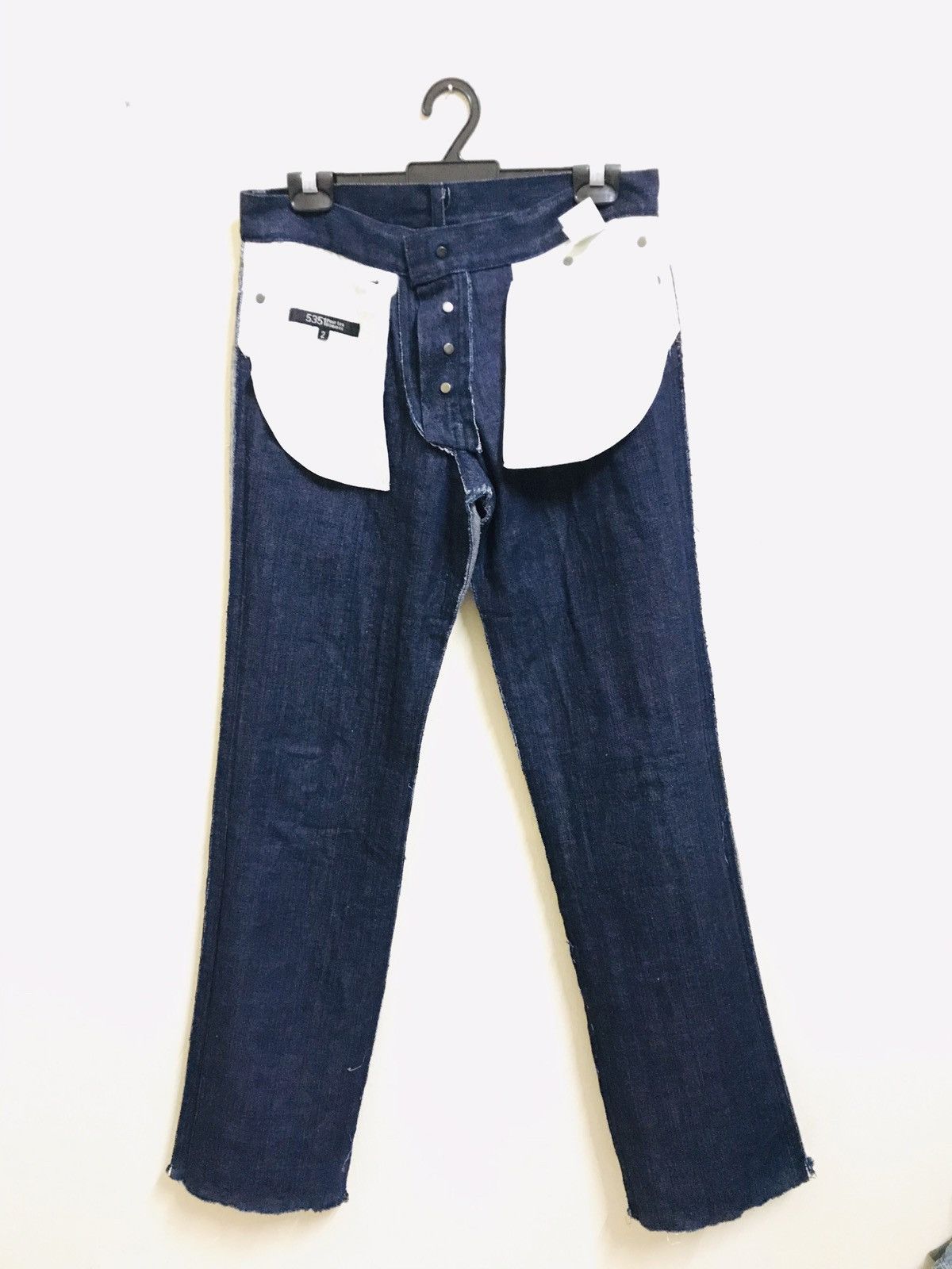 5351 POUR LES HOMMES × Japanese Brand 5351 Pour Les Hommes striped Denim Size 30" / US 8 / IT 44 - 6 Thumbnail