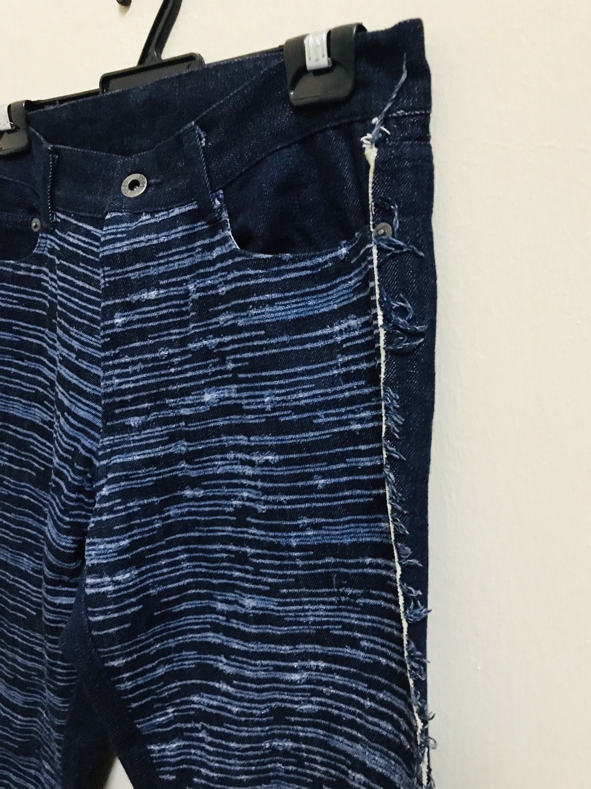 5351 POUR LES HOMMES × Japanese Brand 5351 Pour Les Hommes striped Denim Size 30" / US 8 / IT 44 - 4 Thumbnail