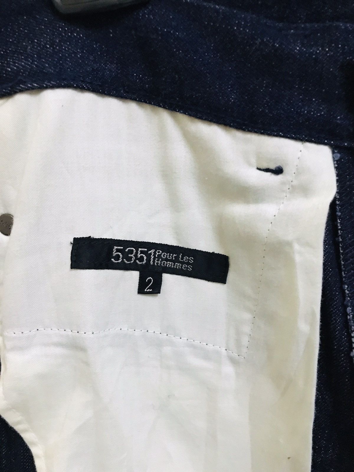 5351 POUR LES HOMMES × Japanese Brand 5351 Pour Les Hommes striped Denim Size 30" / US 8 / IT 44 - 8 Thumbnail