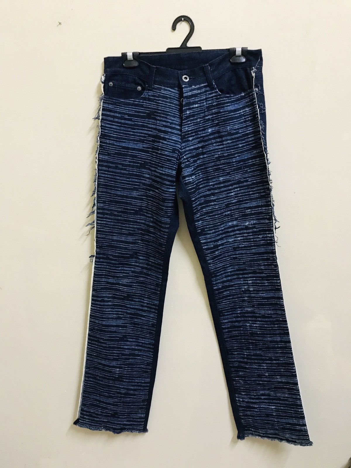 5351 POUR LES HOMMES × Japanese Brand 5351 Pour Les Hommes striped Denim Size 30" / US 8 / IT 44 - 15 Thumbnail