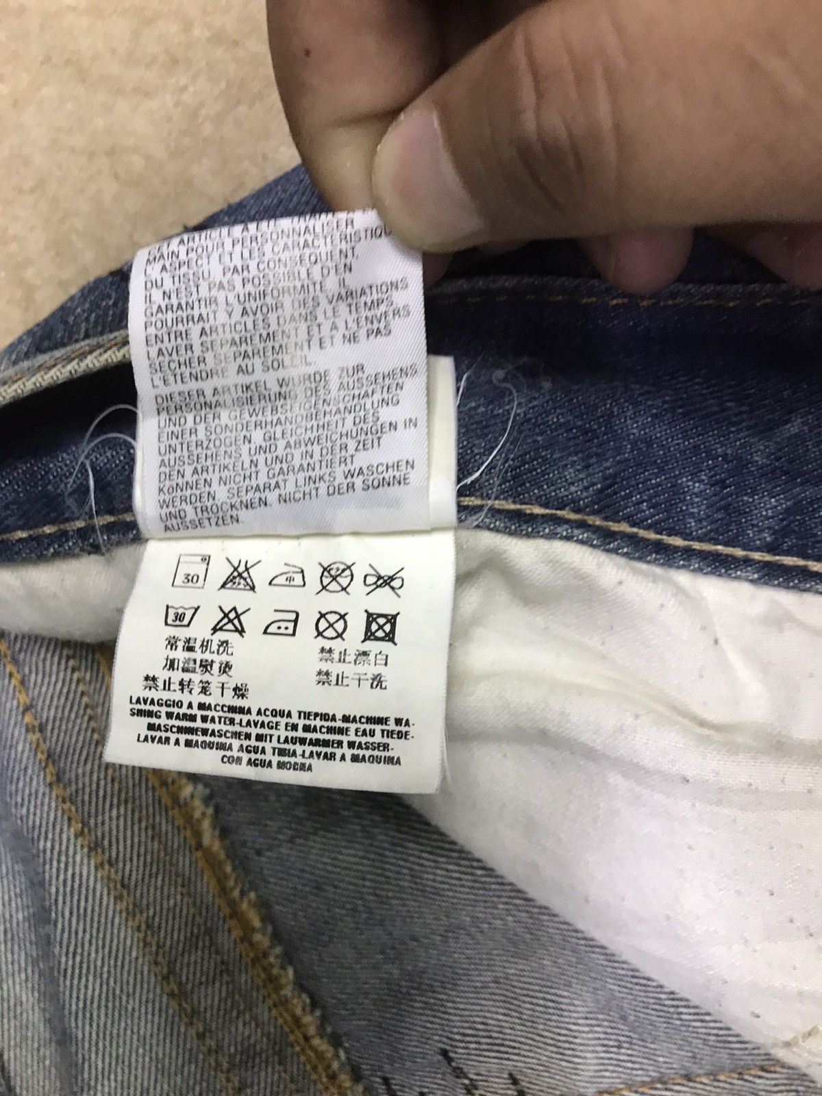 Replay Vintage Reply Denim Jeans Size 34x33 Size US 34 / EU 50 - 10 Thumbnail